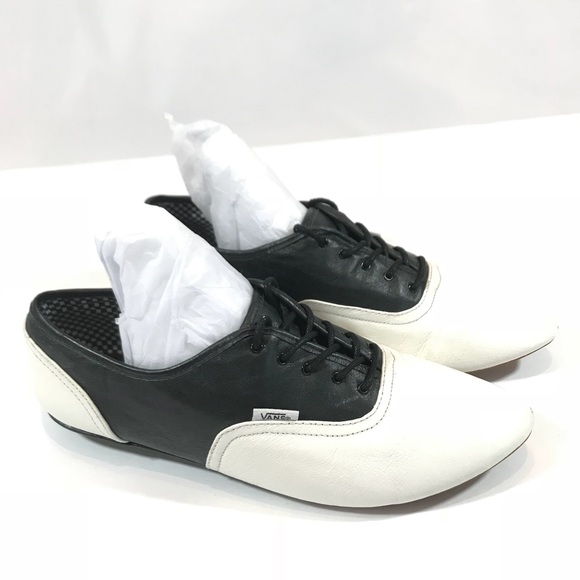 black and white 50s shoes